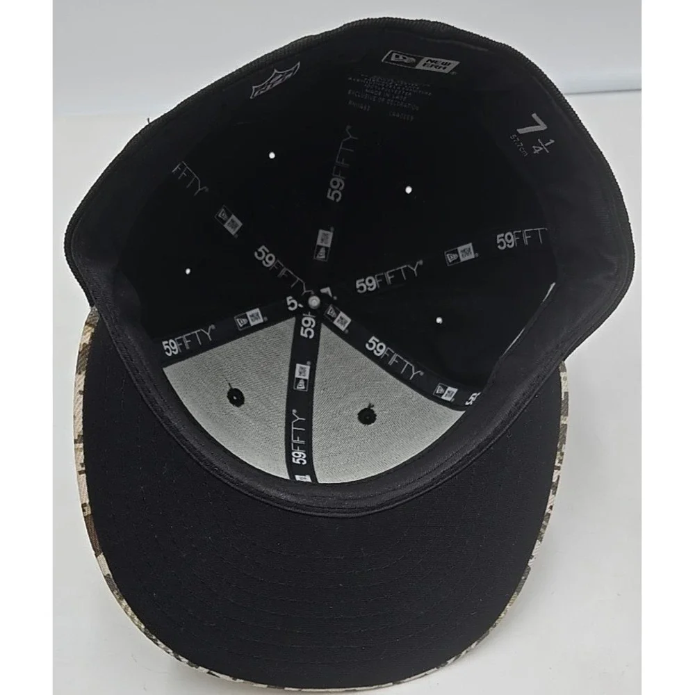 New Era San Francisco 49ers Salute to Service Camo 59FIFTY Fitted Hat -‎ 7 1/4
